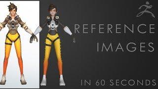 How to REFERENCE in Zbrush - 60 second tutorial