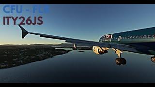 MFSᴴᴰ|Vuelta a Florencia con Diego en cabina|Corfu(LGKR) - |Florencia(LIRQ) |FENIX 319 CFM|IVAO