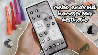 how to make your phone aesthetic ️ aesthetic black theme ️