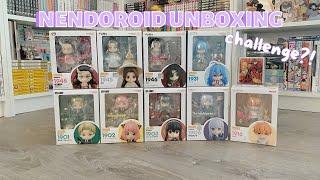 unboxing & assembling TONS of nendoroids! (figure challenge?!)