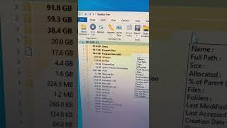 Find what is taking up space on Windows PC