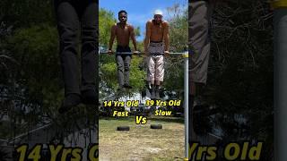 14 Year Old Muscle Up Vs 39 Year Old Muscle Up @RipRight