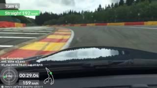 A lap on Spa Franchorcamps 31.05.16