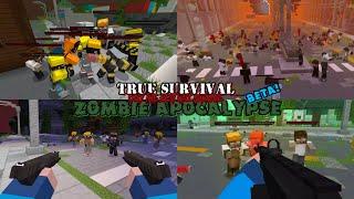 TRUE SURVIVAL ZOMBIE APOCALYPSE ADDON UPDATE In Minecraft PE 1.21.40