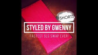 FASTEST GUCCI to LOUIS VUITTON SLG SWAP EVER!  | Just for fun #SHORTS