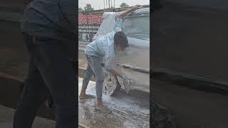 Car Foam Wash || Radha Washing centre      #cars #status #shorts