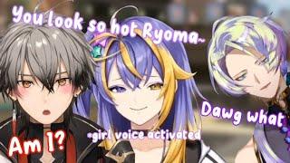 Claude caught Ryoma and Aster being sus ; Joined VC at the Wrong time | Nijisanji EN clip