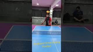 #Basic Forehand Drive closing position #tutorial#Pingpong