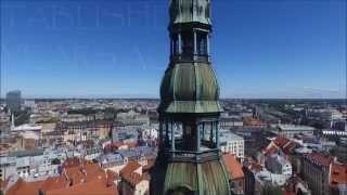 The Old Town of Riga from Bird's Eye View