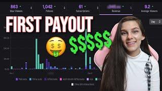 MY FIRST TWITCH PAYCHECK | How Much Do Small Twitch Streamers ACTUALLY Make