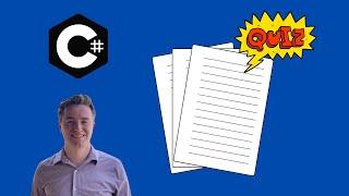 How To Code A Quiz App In C# | Programming Tutorials For Beginners