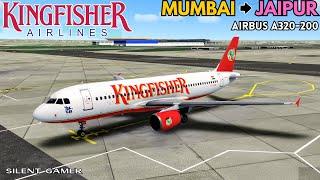 LAST KINGFISHER FLIGHT FROM MUMBAI TO JAIPUR || REAL FLIGHT SIMULATOR