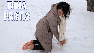 Irina - Barefoot in the winter city [pt.3] (from Chilly-Feet.com)