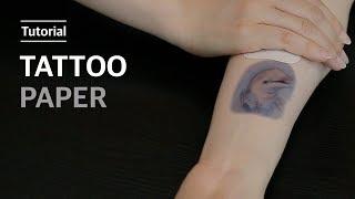 [How To Use] Tattoo Paper (Waterslide Decal)