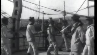 1898 French Naval Paired Sabre (Cutlass) Salute Exercise Drill