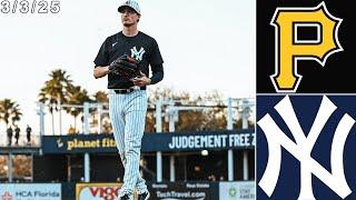 New York Yankees Spring Training Highlights: vs Pittsburgh Pirates | 3/3/25