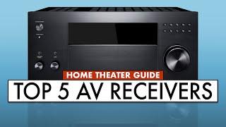 TOP 5 Surround Sound Receivers! Receivers for MUSIC and MOVIES (2021)