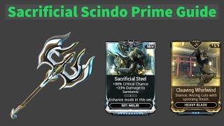 Warframe Guide: Sacrificial Scindo Prime Build with a Riven