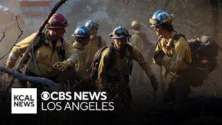 Thousands combat Los Angeles wildfires, 35,000 without power and more updates