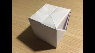 How to make a block out of paper of А4 of origami with own hands without glue of video