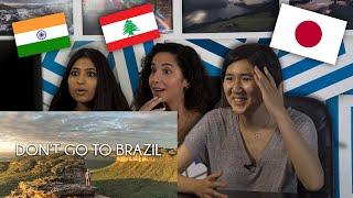 Foreigners react to DON'T GO TO BRAZIL