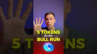 Top 5 tokens for this bull run #crypto #bitcoin #ethereum