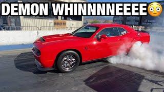 FIRST DODGE DEMON 170 AT THE DRAG STRIP…LETS SEE WHAT HAPPENS