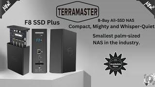 LIVE: Smallest and "Cutest" Palm-Sized NAS - TerraMaster F8 SSD Plus #nasdrive #datastorage #ssdnas