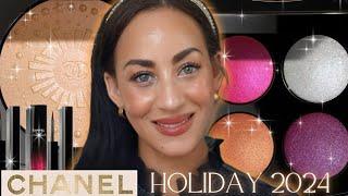 NEW CHANEL HOLIDAY 2024 MAKEUP COLLECTION ️ THE BEST CHANEL TAN TO DEEPER SKIN PALETTE TO DATE! 