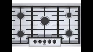 Bosch 36" Stainless Steel Gas Sealed Burner Cooktop