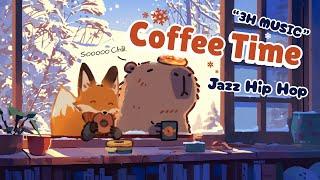 Winter Coffee Time ️+️+ Capybara Lo-fi Jazz HipHop / Chillhop / Study to Relax to....