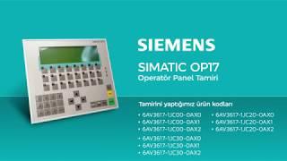 Siemens OP17 (OP 17) Operatör Panel Tamiri ve Satışı