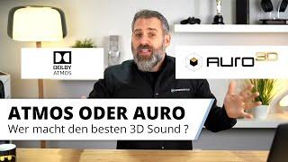 3D Sound im Heimkino mit Dolby Atmos oder Auro-3D ? Welches System eignet sich am besten ?