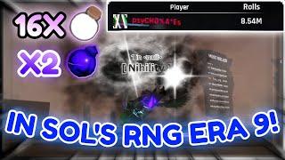 16 HEAVENLY POTION 2S AND 2 OBLIVIONS GOT ME GLITCH! | SOL'S RNG ERA 9!