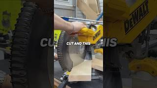 Miter Saw Trick to Cut More Degrees #woodworkingtips
