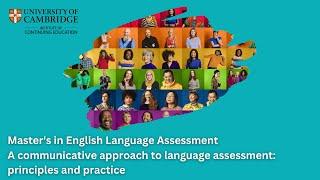 MSt in English Language Assessment: A communicative approach- principles and practice