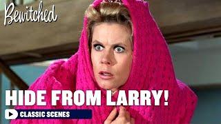 Samantha Has To Hide From Larry | Bewitched