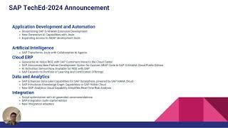 SAP BTP BYTES : SAP TechEd Announcement