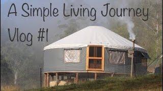 A simple living journey: Vlog #1