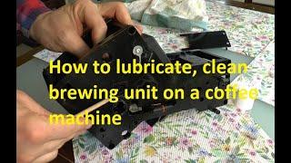 How to lubricate the brewing unit | Coffee machine | Melitta, Nivona, Bosch, Siemens, Philips