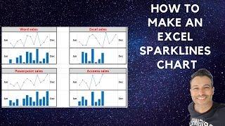 How to make an Excel Sparklines Chart