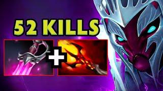 Global One Shot Spectre 52Kills Khanda + Dagon Builds No Mercy Dota 2