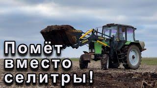 Органическое удобрение вместо селитры! Куриный помет!