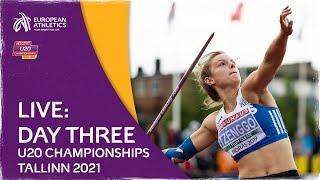 European Athletics U20s, Tallinn - Day Three Live (Long Throw Feed)