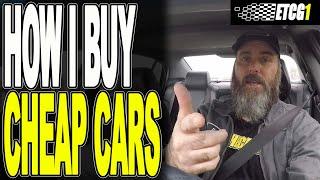 How I Buy Cheap Cars