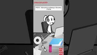 Veronica always knows more (Meme Animation) #shorts #workplace  #veronica   ‎@customerserviceacademy