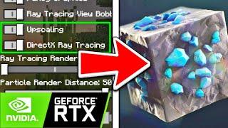 How To Turn On RTX On Minecraft Bedrock Edition 1.17!