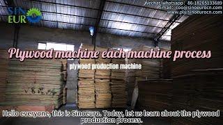 plywood machine each machine process