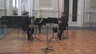 V. Bondarenko "Blues Due"  for 2 bass clarinets.  Mariinsky Clarinet Club.