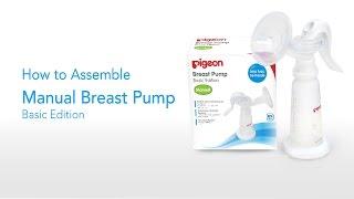 How to assemble PIGEON Manual Breast Pump Basic Edition